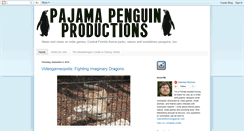 Desktop Screenshot of pajamapenguinproductions.com